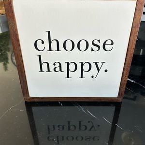 Choose Happy Wall Decor